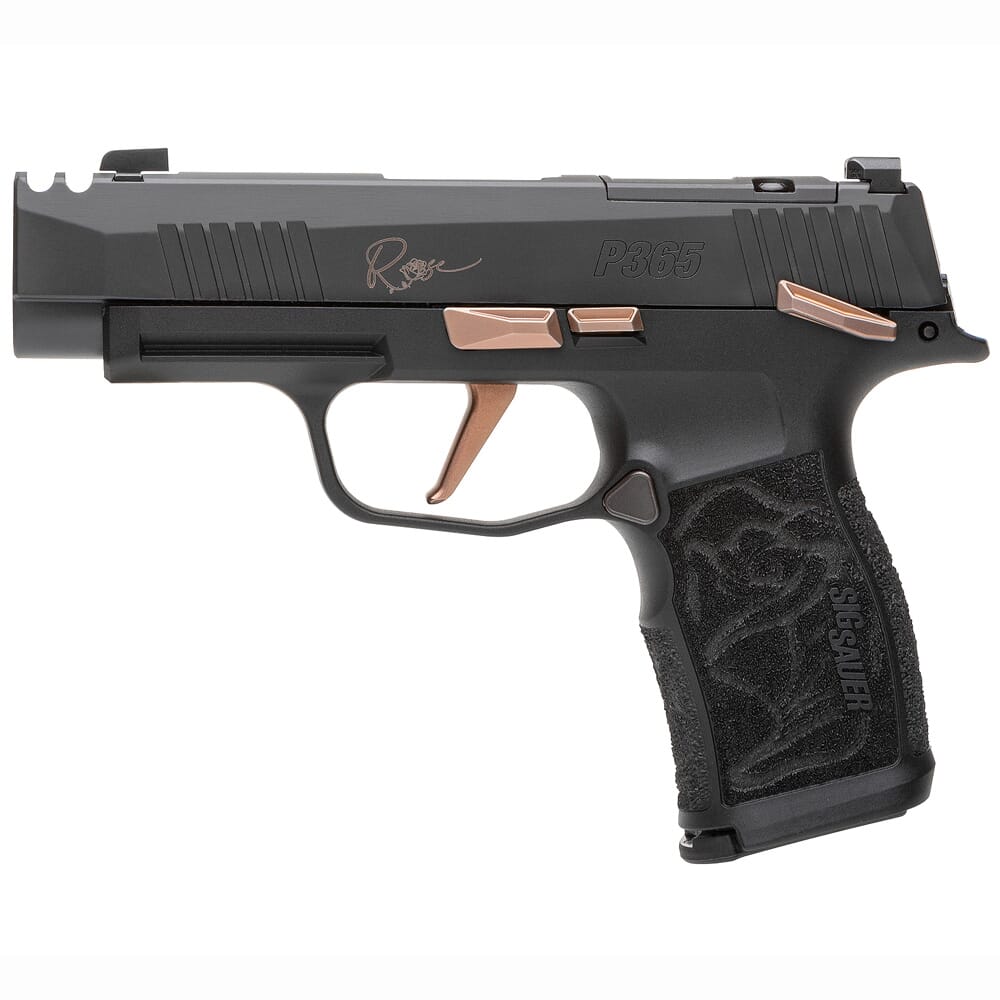Sig Sauer P365 Rose XL Comp 9mm 3.1" Bbl Pistol Kit w/Vaultek Lifepod Pistol Safe, Dummy Rounds, QuickStart Guide & (2) 12rd Mags 365XL-9-ROSE-MS