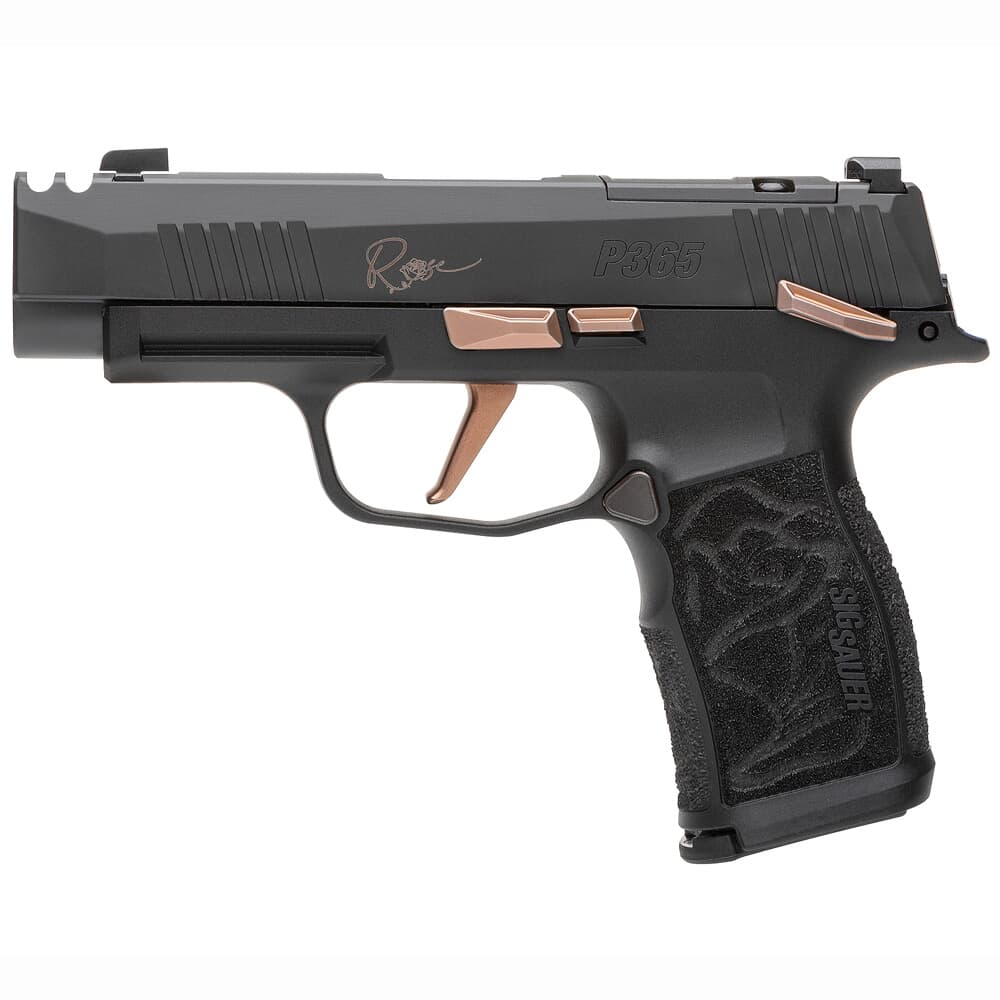 Sig Sauer P365 Rose XL Comp 9mm 3.1&quot; Bbl Pistol Kit w/Vaultek Lifepod Pistol Safe, Dummy Rounds, QuickStart Guide &amp; (2) 12rd Mags 365XL-9-ROSE-MS