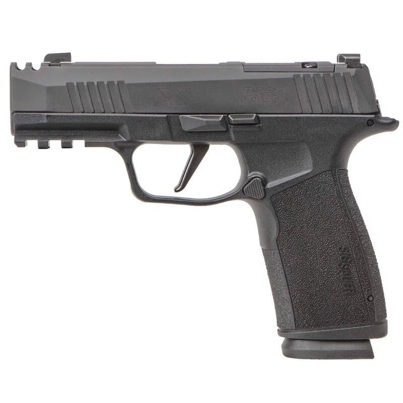 Sig Sauer P365 X-MACRO 9mm 3.1&quot; Bbl Optics Ready Pistol w/(2) 17rd Mags &amp; Compensator 365XCA-9-COMP