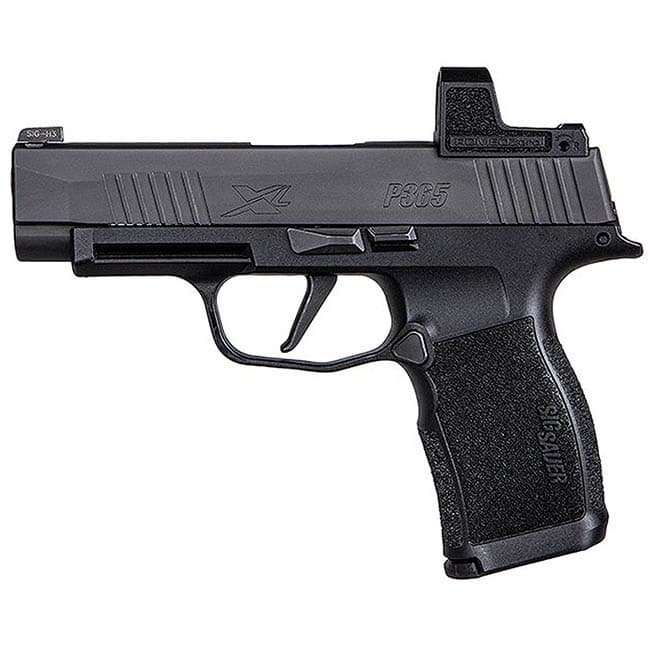 Sig Sauer P365 XL 9mm, 3.7" (2) 12rd Steel Mag Pistol w/ Romeo Zero Optic Installed 365XL-9-BXR3-RXZ
