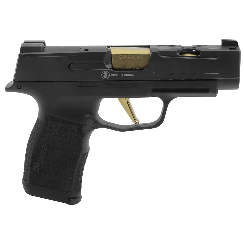 Sig Sauer P365XL Custom Works Spectre 9mm 3.7" Ti Bbl Optic Ready Pistol w/(2) 12rd Mags, Ti Trigger & LXG Grip P365V002