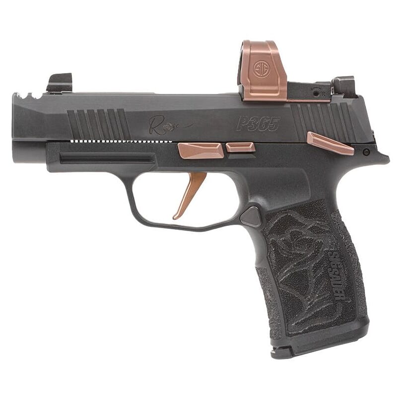Sig Sauer P365XL Rose Comp 9mm 3.1" Bbl Manual Safety Pistol w/(2) 12rd Mags, XRAY3 & ROMEOZERO Elite 365XL-9-ROSE-MS-RXZE