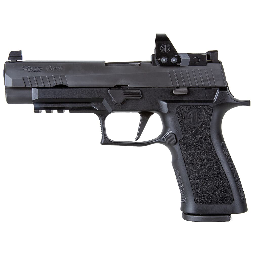 Sig Sauer P320, 9mm, 4.7in, X-Series, Blk, Striker, X-Ray 3 Supp Sights, (2) 17rd Mag, ROMEO1pro, Rail Pistol 320XF-9-BXR3-RXP
