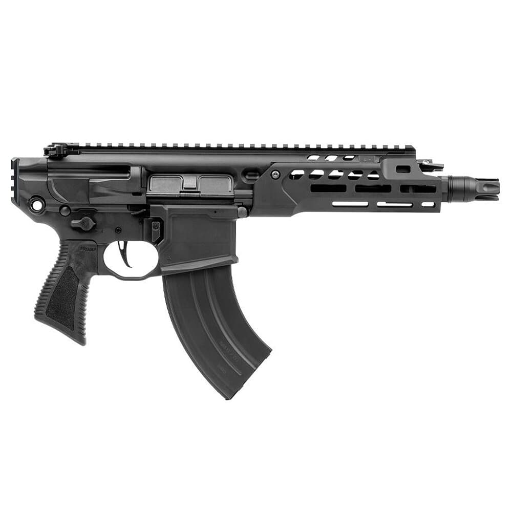 Sig Sauer MCX Rattler LT 7.62X39 7.75&quot; 1:9.5&quot; CHF Bbl Black Pistol w/(1) 28rd Mag PMCX-762R-7B-LT
