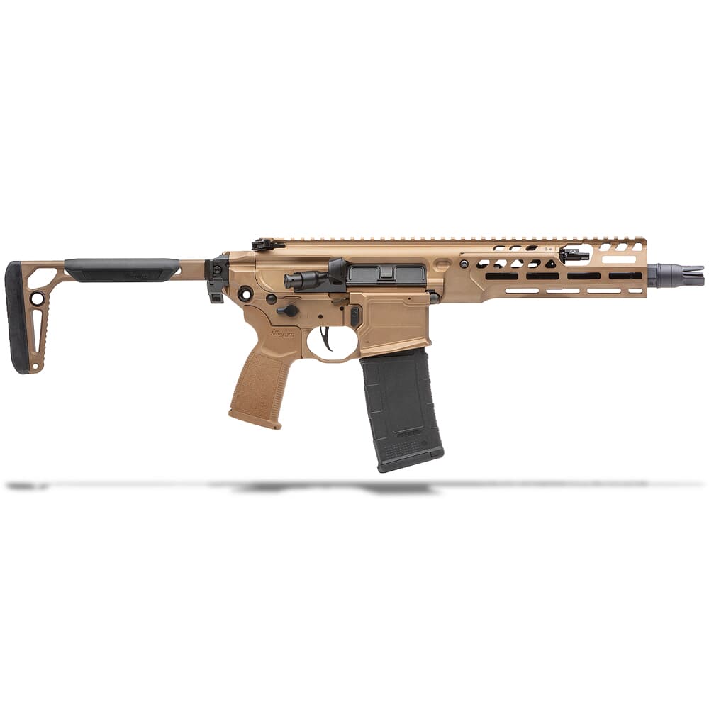 Sig Sauer MCX SPEAR-LT .300 Blackout 9" 1:5" Bbl Coyote Brown Short Barrel Rifle w/(1) 30rd Magazine (NFA) RMCX-300B-9B-LT-SBR