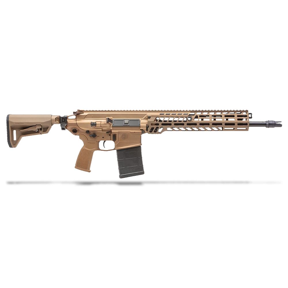 Sig Sauer MCX SPEAR 7.62x51mm NATO 16&quot; 1:10&quot; Bbl Coyote Brown Optic Ready Rifle w/(1) 20rd Magzine RSPEAR-762-16B