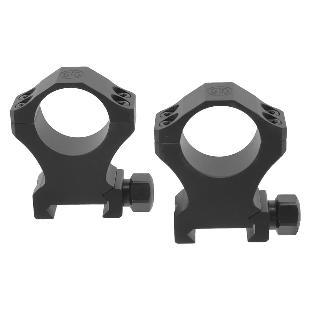 Sig Sauer ALPHA1 1 Extra High 1.25 Aluminum Black Hunting Scope Rings SOA10022