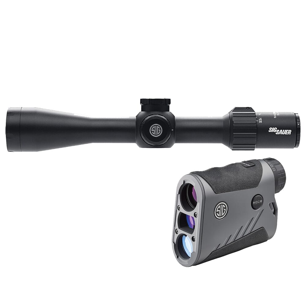 Sig Sauer SIERRA3BDX 3.5-10x42mm BDX-R1 Reticle Riflescope w/KILO2800 6x22mm Monocular Ballistic Rangefinder SOK28BDX01
