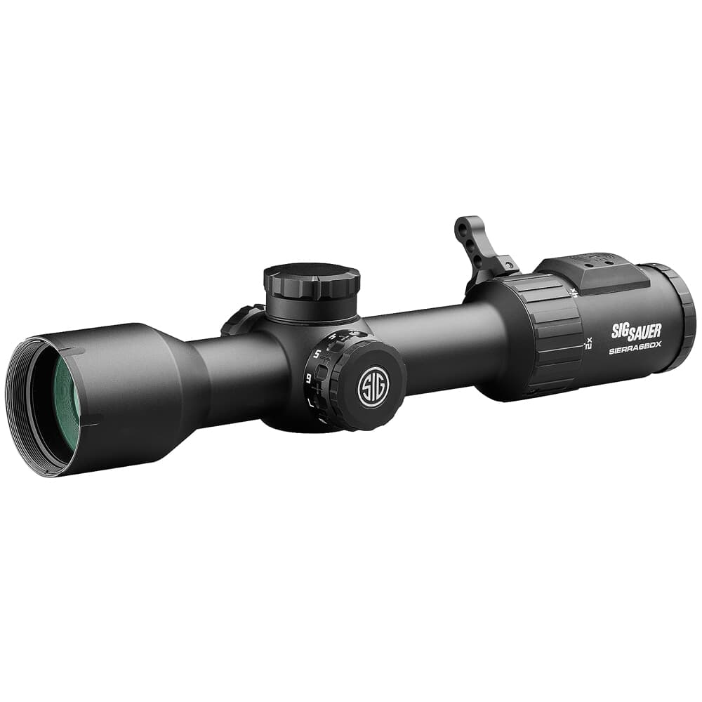 Sig Sauer SIERRA6 BDX 2-12x40mm, 30mm, SFP, BDX-R2 Digital Ballistic Reticle, 0.25 MOA, Black Riflscope SOSBDX62111