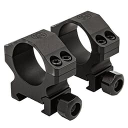Sig Sauer ALPHA1 35mm High 1.25" Aluminum Black Hunting Scope Rings SOA10024