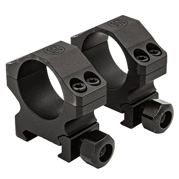 Sig Sauer ALPHA1 35mm High 1.25&quot; Aluminum Black Hunting Scope Rings SOA10024