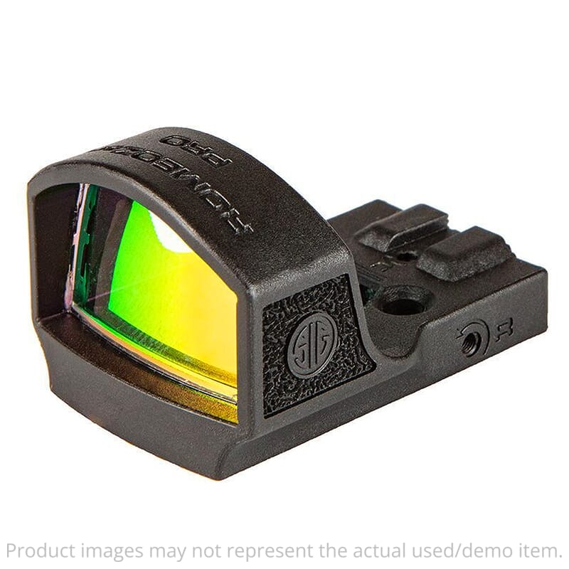 Sig Sauer USED ROMEOZERO-Pro 1x30mm 3 MOA Red Dot Mini Reflex Sight SOR01130 Damaged Packaging UA4819 