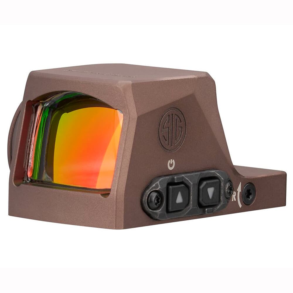 Sig Sauer Romeo-X Reflex Sight Enclosed Pro Footprint Circle Dot FDE SORX1302