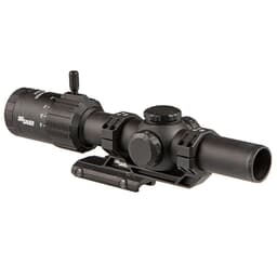 Sig Sauer Tango MSR 1-6x24mm Illuminated MSR-BDC6 SFP Black Riflescope w/Alpha-MSR Cantilevered Black Mount SOT61000