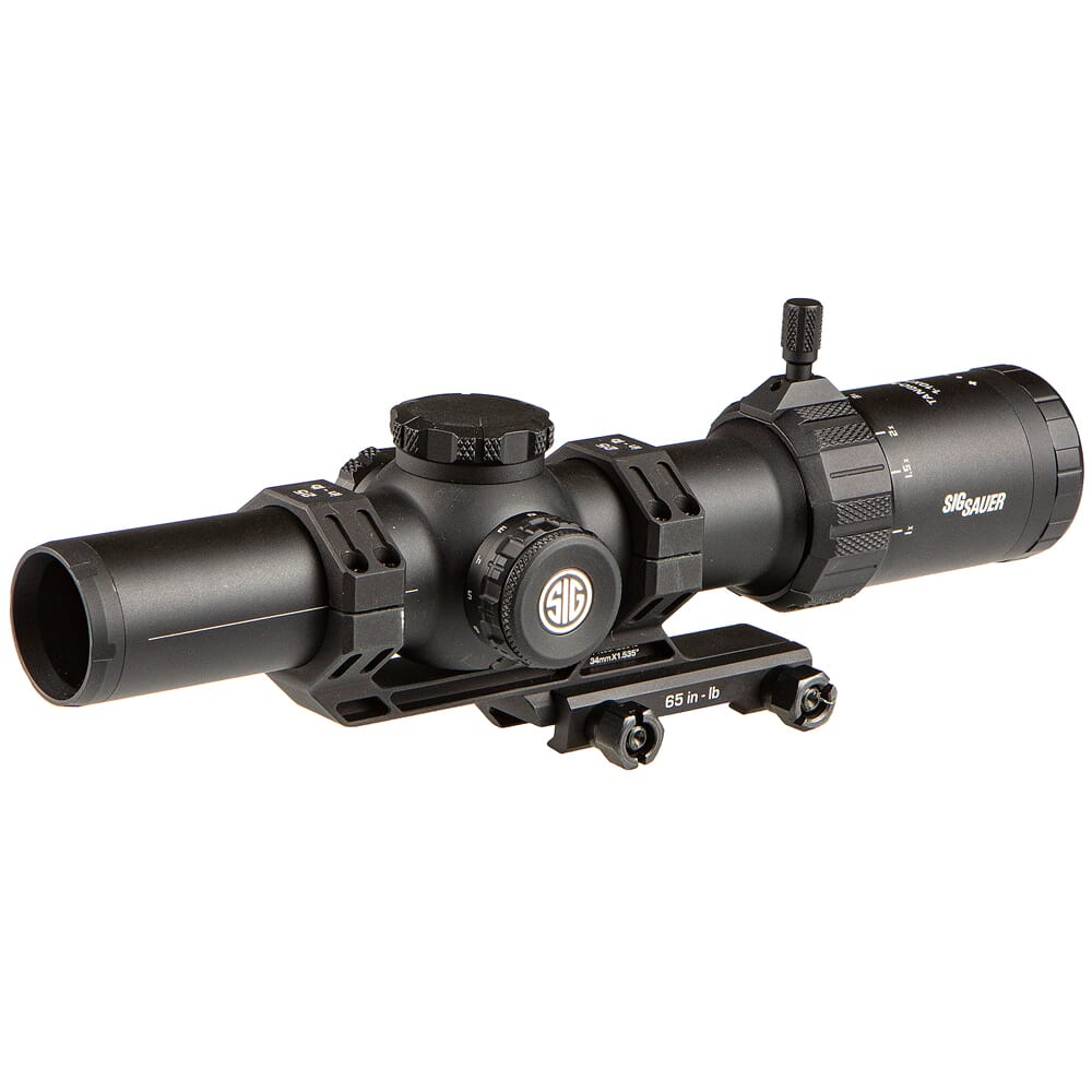 Sig Sauer TANGO MSR 1-10x28mm Illum MSR BDC10 SFP Black Riflescope w/ALPHA-MSR Cantilevered Mount SOTM11000