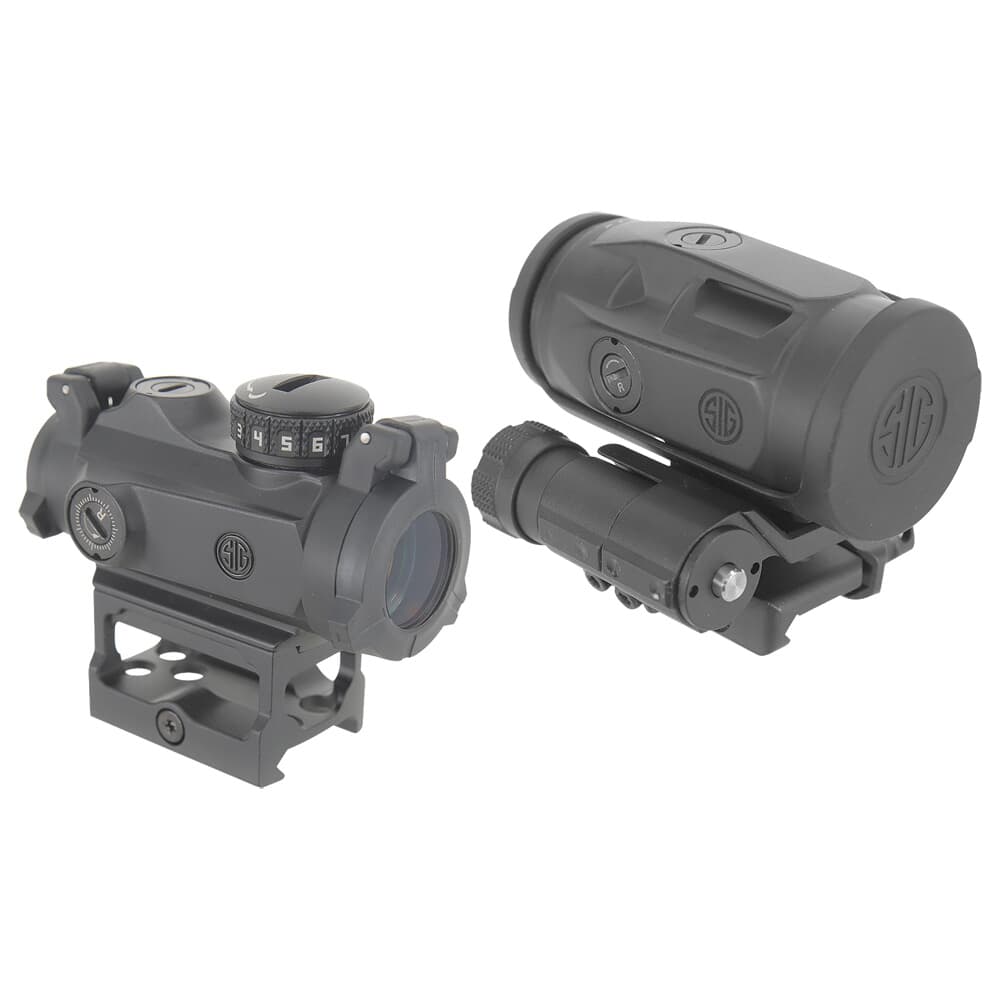 Sig Sauer USED ROMEO-MSR 1x20mm Compact Red Dot/3x22mm Micro Magnifier Combo Kit SORJ72001 - Demo UA2489 UA2489