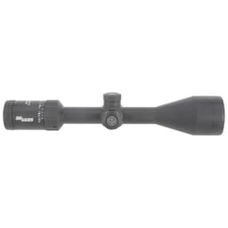 Sig Sauer USED WHISKEY3 Scope, 4-12x50mm, 1 In, SFP, Quadplex Reticle, 0.25 MOA Adj, Black SOW34201 Light Ring Marks UA2744
