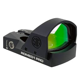 Sig Sauer USED ROMEO1PRO 3 MOA 1.0 MOA Adjust Steel Shroud Reflex Sight SOR1P100 - Light Scratch on Battery Cap UA4034