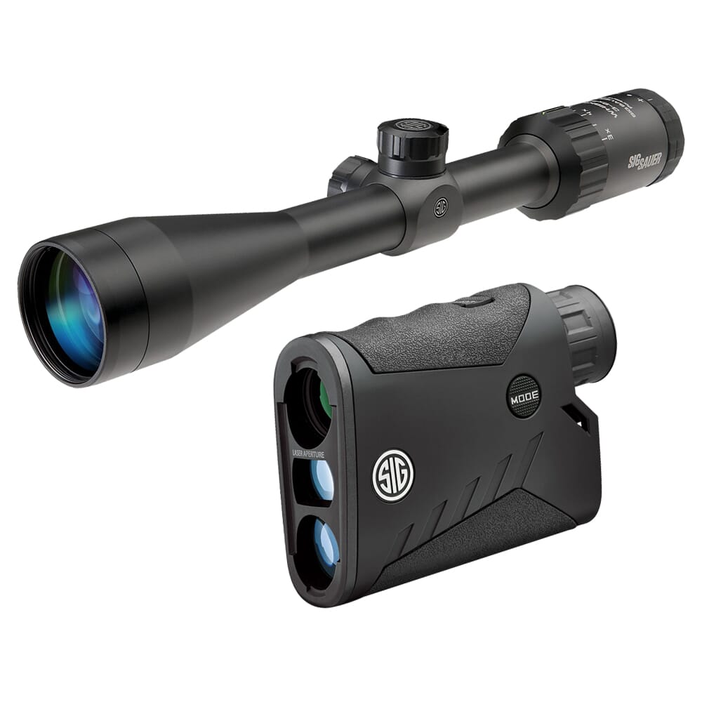 Sig Sauer WHISKEY3 3-9x40mm Quadplex Riflescope w/ KILO1000 Laser Rangefinder SOW33202HVP