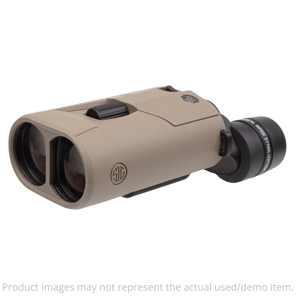 USED Sig Sauer ZULU6 HDX 20x42mm Image Stabilized Tan Binoculars SOZ6WP20 - No Box - No Serial Number USED9236