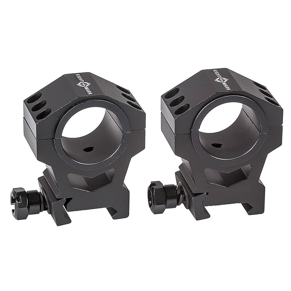 Sightmark Tactical 30mm/1&quot; Mounting Rings High Picatinny Rings SM34007