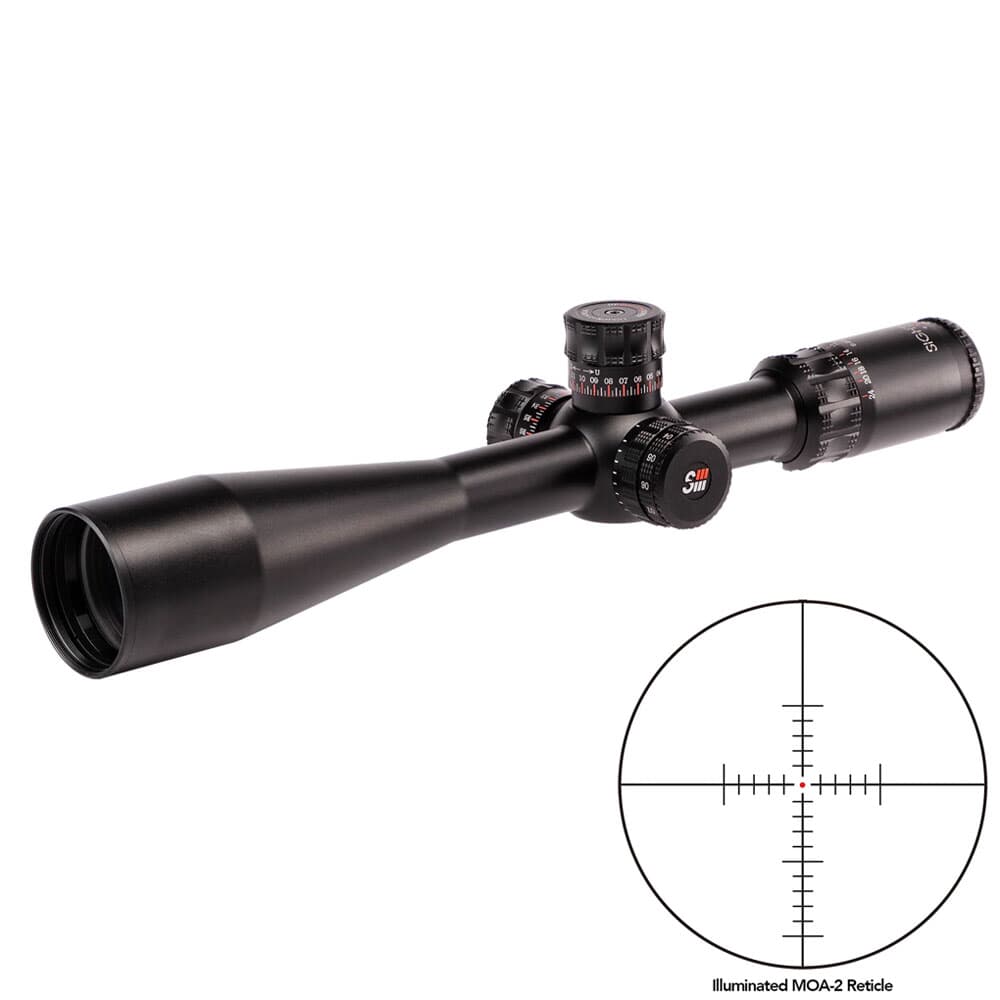 Sightron SIII PLR 6-24x50 Zero Stop Illuminated MOA-2 Riflescope 28008