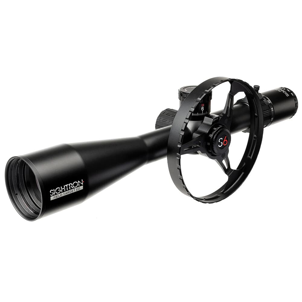 Sightron S6 10-60x56 ED Field Target MOA-2FT w/Wheel Bundle Riflescope 66008