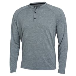 Sitka Hanger Henley LS Lead Small 80022-PB-S