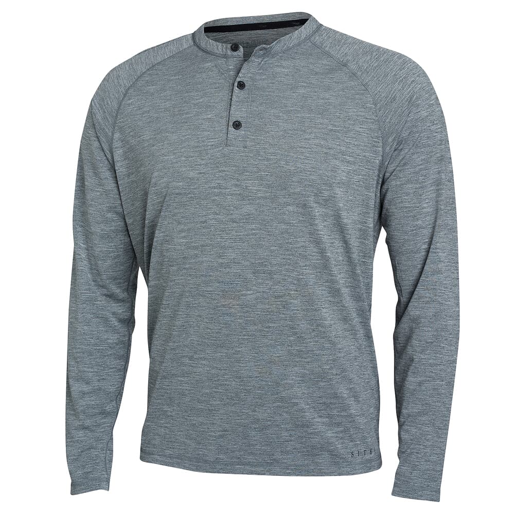 Sitka Hanger Henley LS Lead Small 80022-PB-S