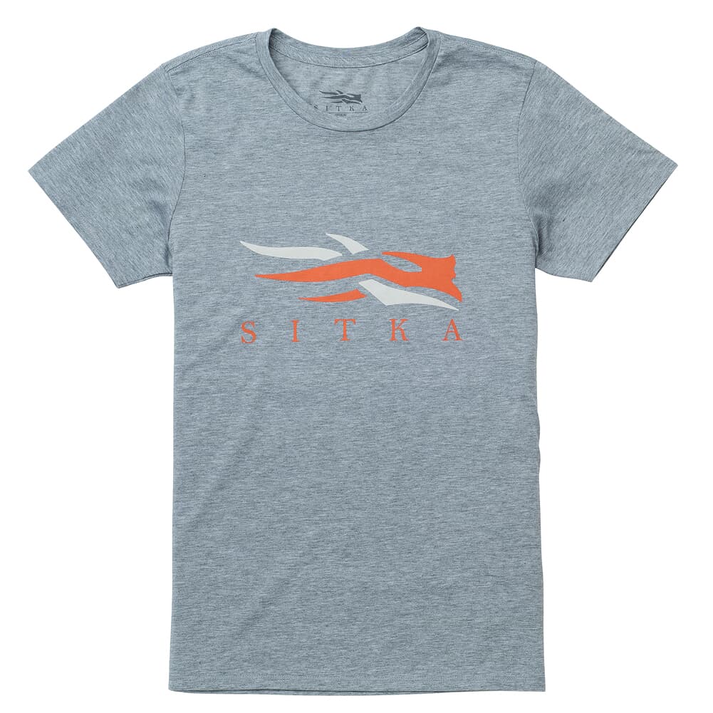 Sitka Youth Logo Tee SS Heather Grey Youth Small 20114-HG-YS