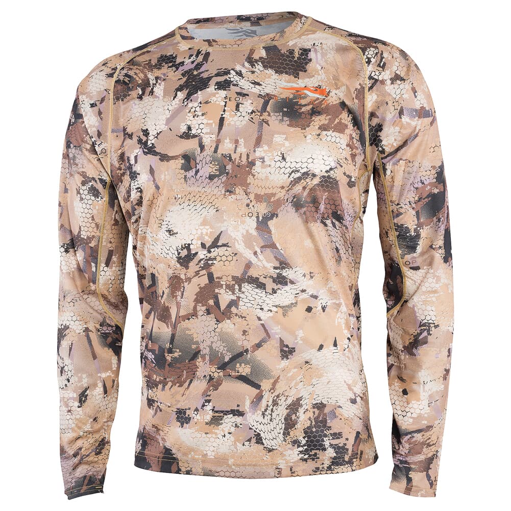 Sitka Core Lt Wt Crew - LS Optifade Waterfowl Small|10033-WL-S