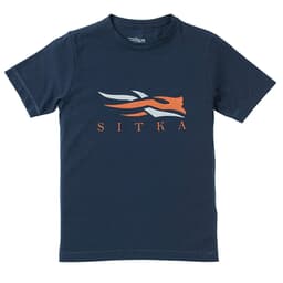 Sitka Youth Logo Tee SS Eclipse Youth Medium 20114-EC-YM