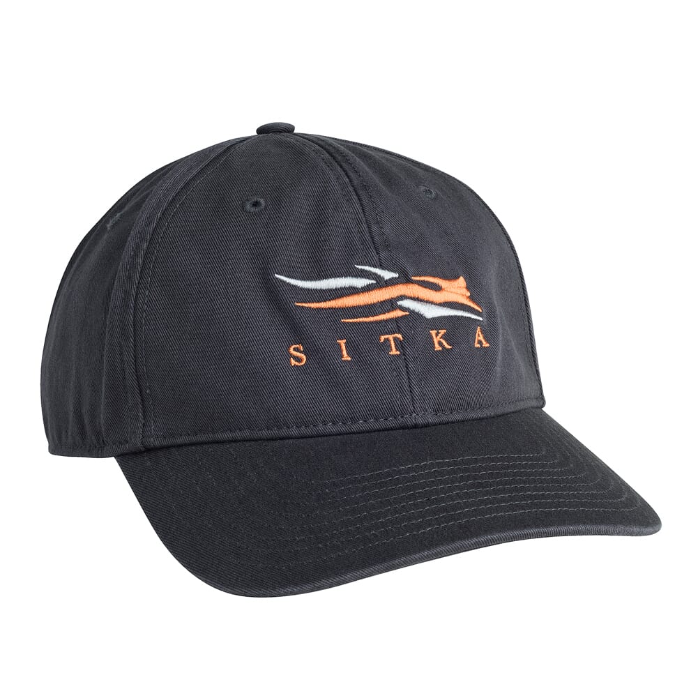 Sitka Gear Relaxed Fit Logo Hat Cap Lead Gray 