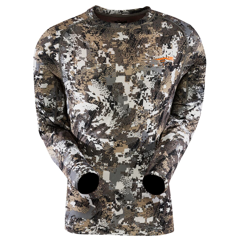 Sitka Merino Core Crew LS Optifade Elevated II Small|10031-EV-S