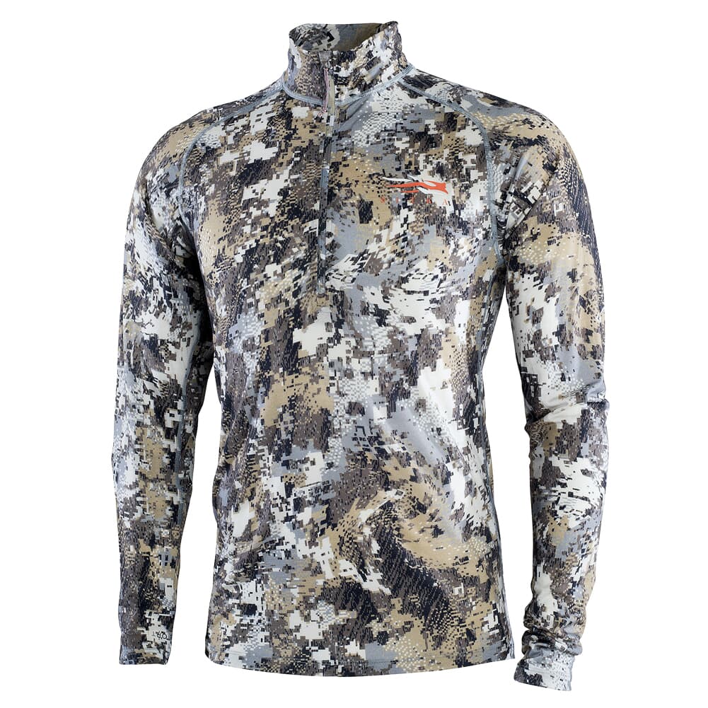Sitka Elevated II Merino CORE Ltwt Half-Zip Optifade Elevated II Small 10056-EV-S