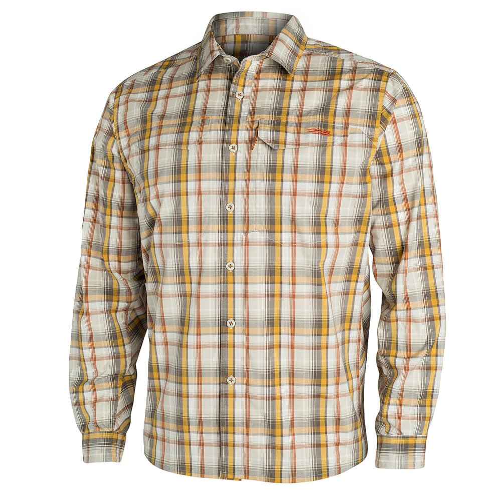 Sitka TTW Globetrotter Shirt LS Sand Plaid XX Large 80002-ZP-XXL