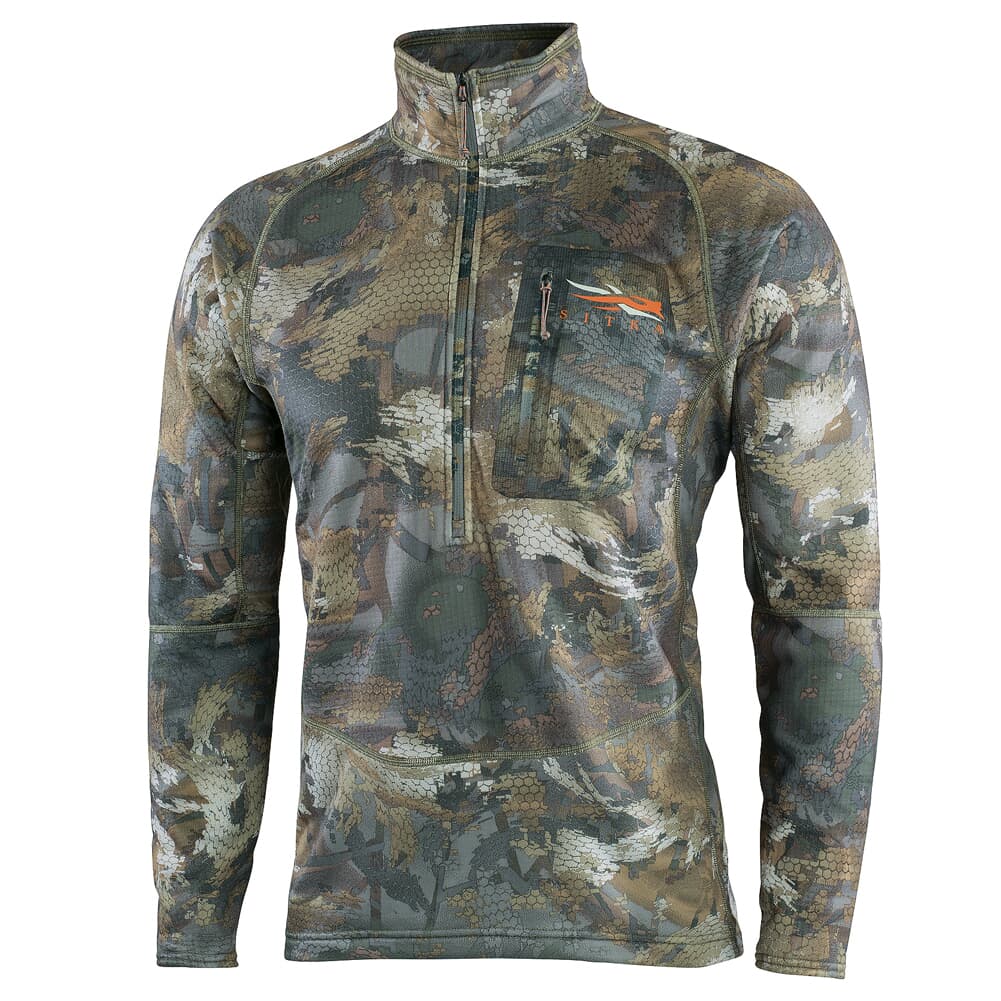Sitka Timber Grinder Half-Zip Optifade Timber Small 70024-TM-S