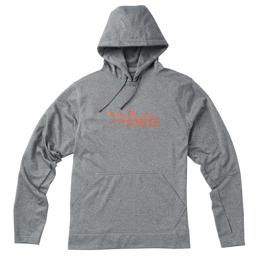 Sitka Topo Logo Hoody Heather Grey XXX Large 20118-HG-3XL