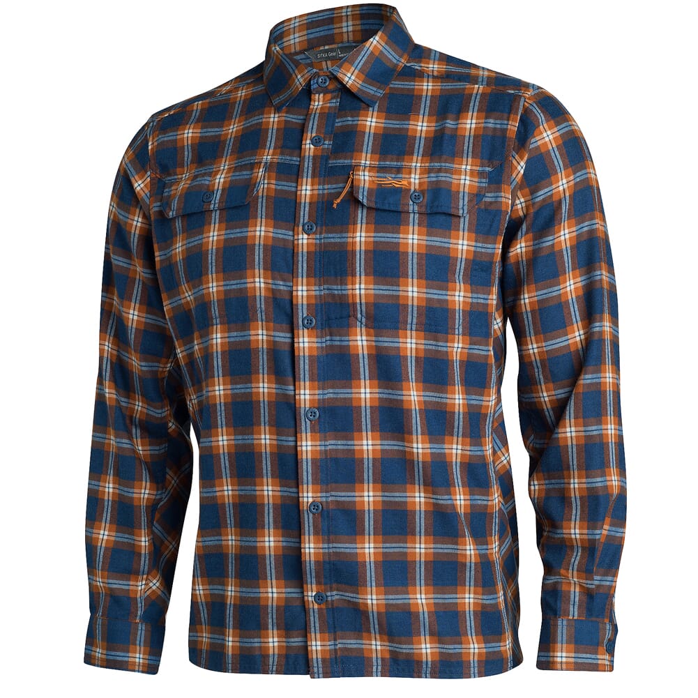 Sitka TTW Frontier Shirt Midnight Plaid Small 80011-MP-S For Sale ...