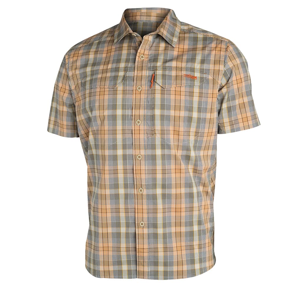Sitka TTW Globetrotter Shirt SS Twill Plaid Small 80003-TP-S