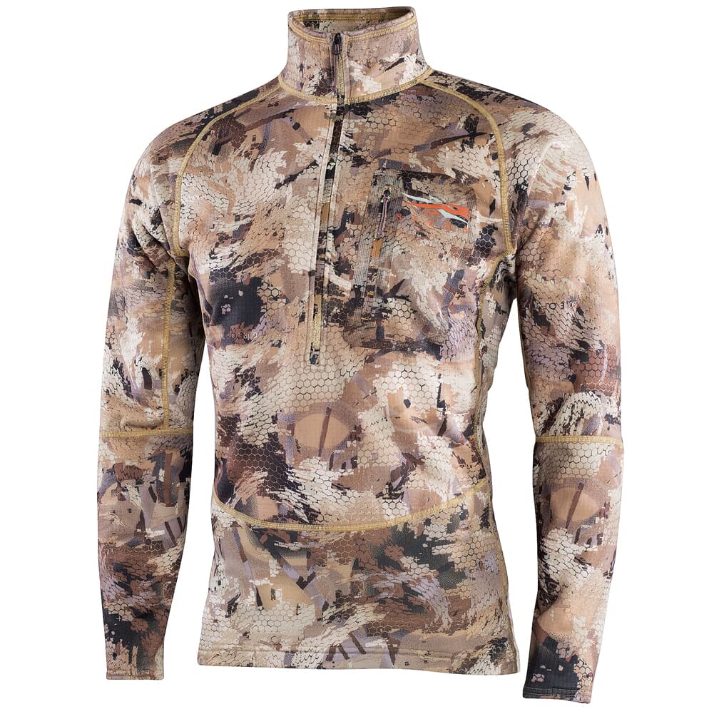 Sitka Marsh Grinder Half-Zip Optifade Waterfowl Small 70024-WL-S