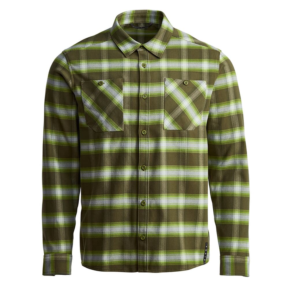 Sitka Gear Riser Work Shirt Covert Plaid Large 80055-CVP-L