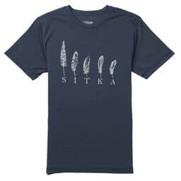 Sitka Five Feathers Tee SS Eclipse Heather XX Large 20101-EH-XXL