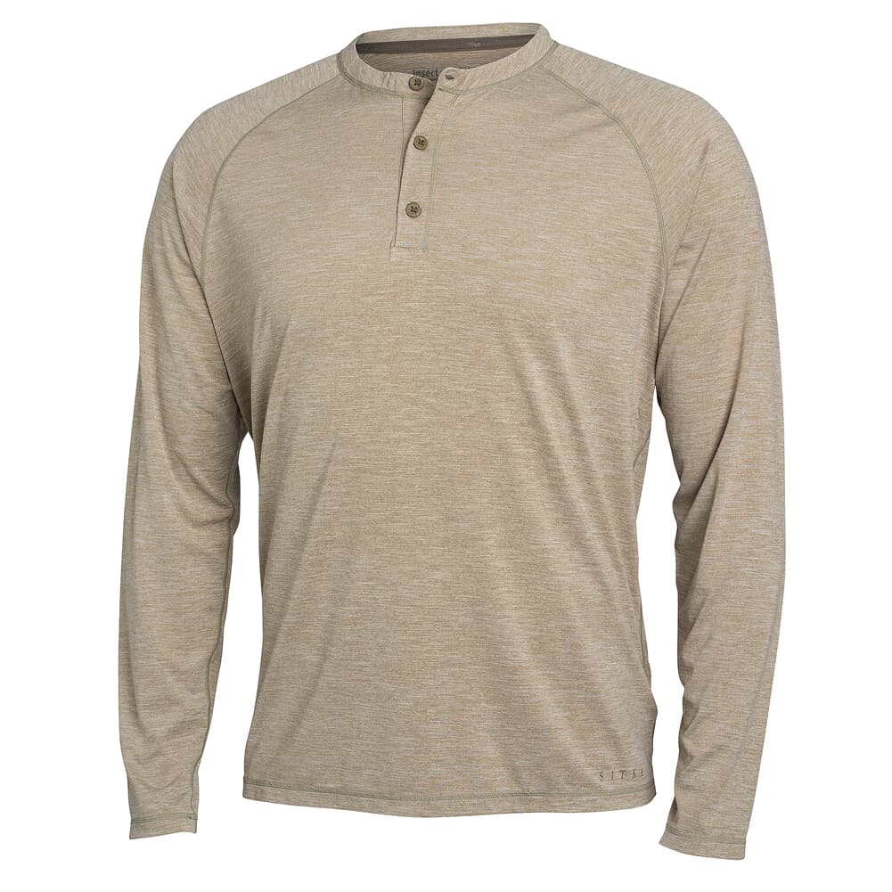 Sitka Hanger Henley LS Sandstone Small 80022-SS-S