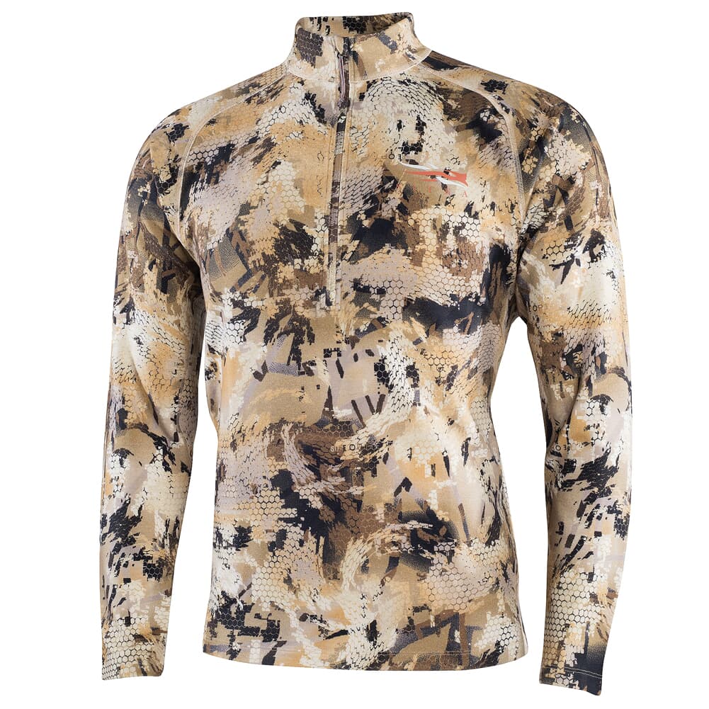 Sitka Marsh Merino Heavyweight Half-Zip Optifade Waterfowl X Large 10074-WL-XL