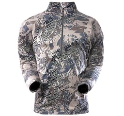 Sitka Merino Core 1 LS Zip-T Optifade Open Country Small|10008-OB-S