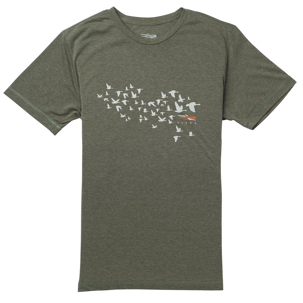 Sitka Migration Tee SS Deep Olive Heather XX Large 20112-DZ-XXL