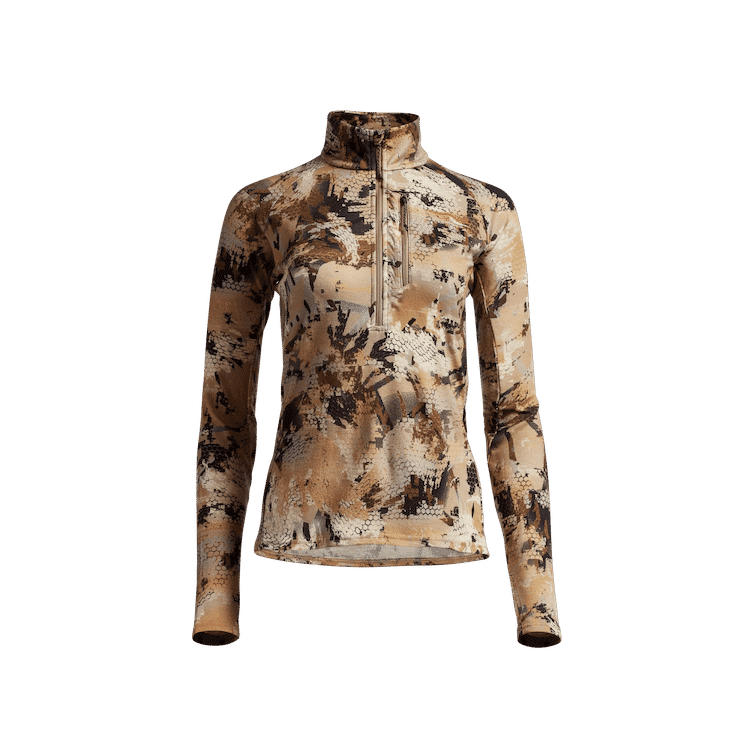 Sitka Gear Waterfowl Marsh Women's CORE Merino 220 Half-Zip Pullover Small 600221-WL-S