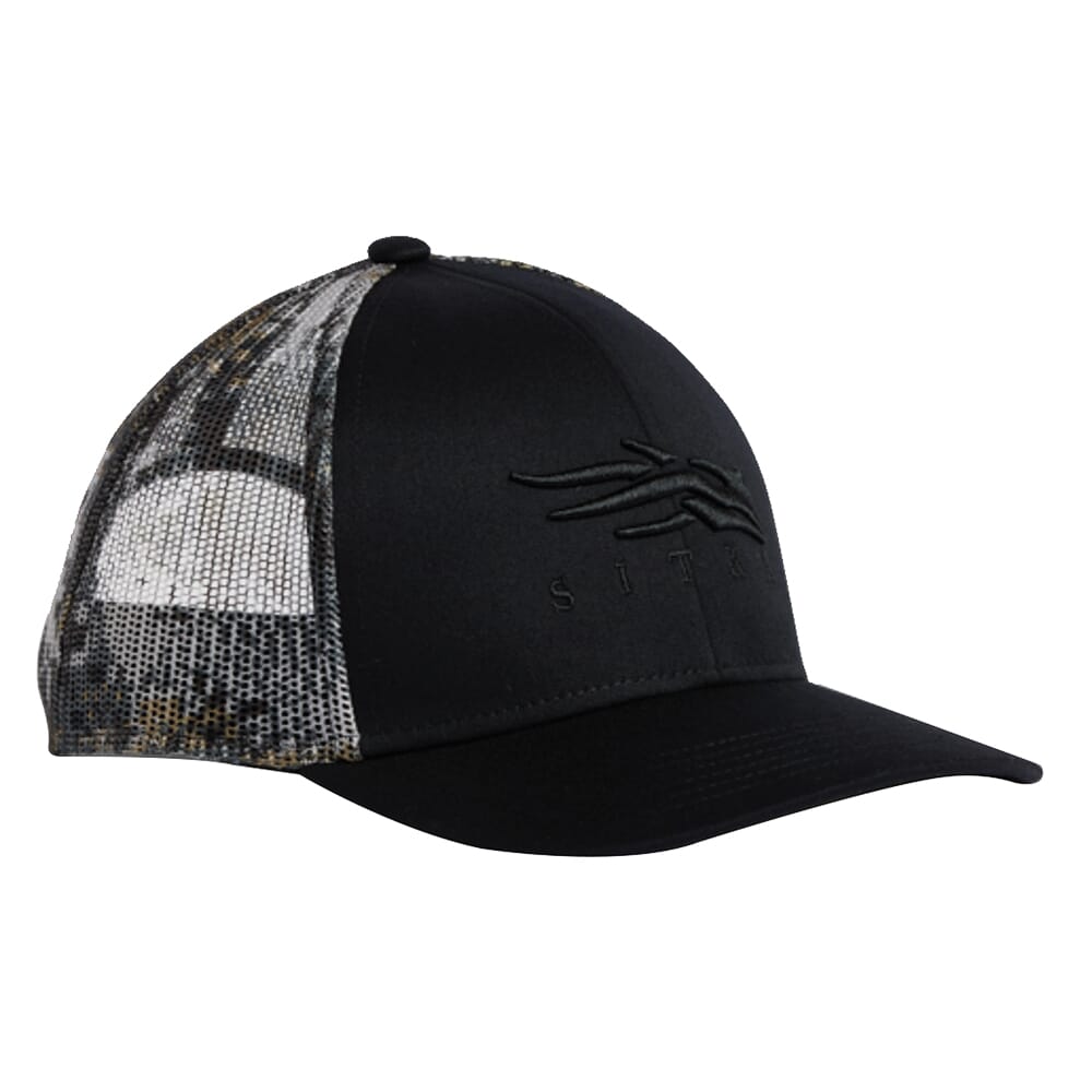 Sitka Gear Whitetail Elevated II/Sitka Black Icon Mid Pro Trucker One Size Fits All 20235-BK-OSFA
