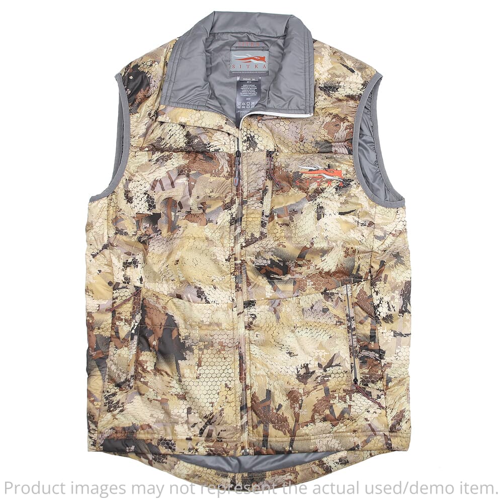 Sitka Gear USED Kelvin Aerolite Vest Optifade Waterfowl Marsh Large 50258-WL-L  - Like New - No Tags USED7819
